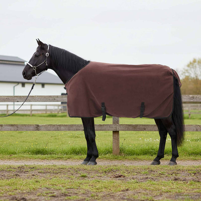 Paardendeken Volledig Polyester Donkerbruin