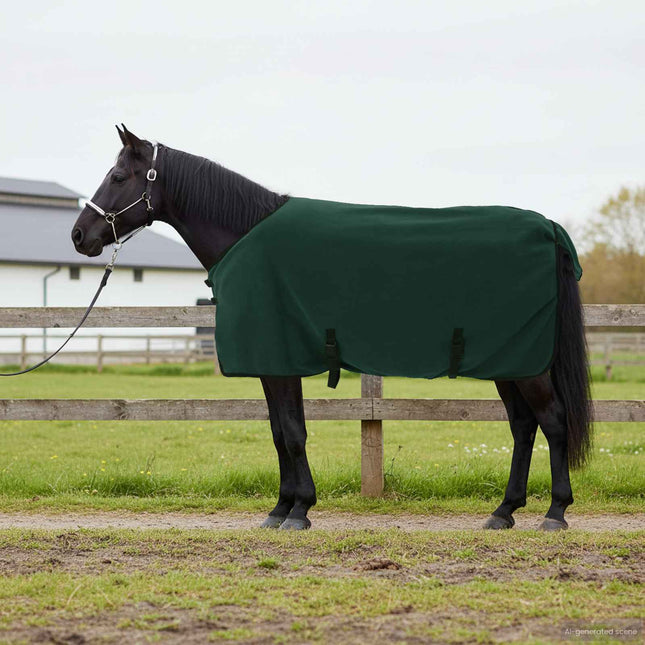 Paardendeken Volledig Polyester Donkergroen