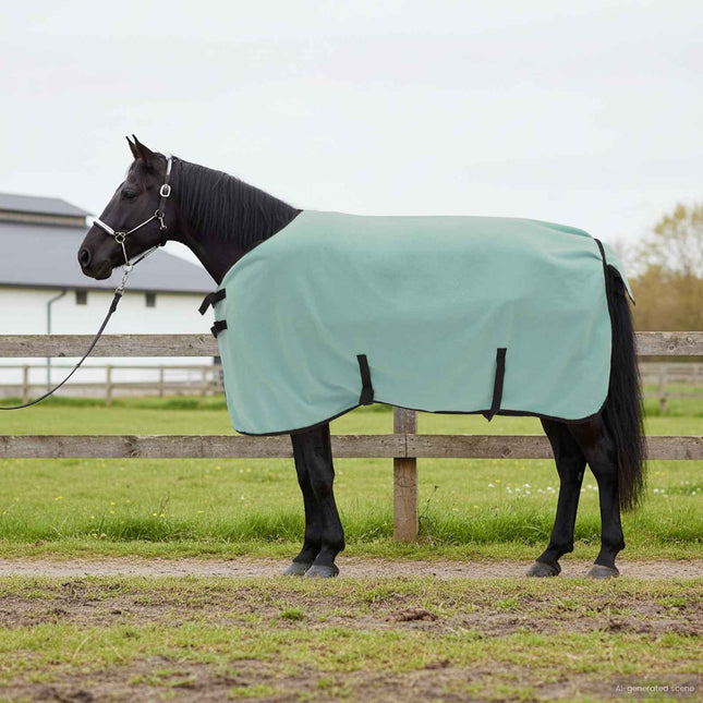 Paardendeken Speciale Polyester Groen