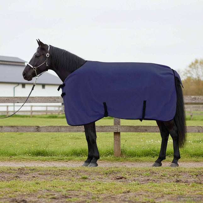 Paardendeken Polyester Marineblauw