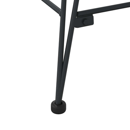 Eetkamerstoel 2 Pcs Riet En Ijzer 55 X 50 X 74 Cm