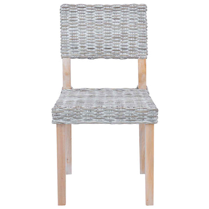 Eetkamerstoel 2 Pcs Kubu Rattan 46 X 55 X 84 Cm