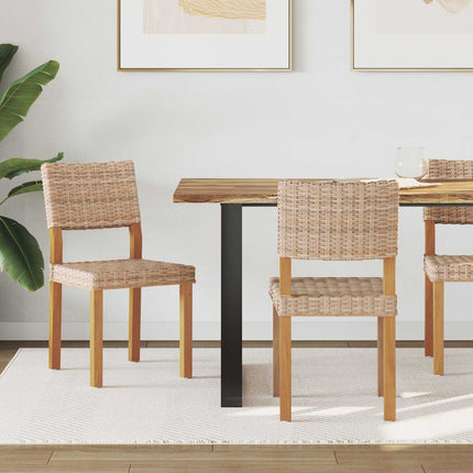 Eetkamerstoel 2 Pcs Kubu Rattan 46 X 55 X 84 Cm