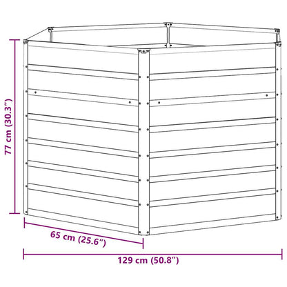 Verhoogd Tuinbed Licht Bruin