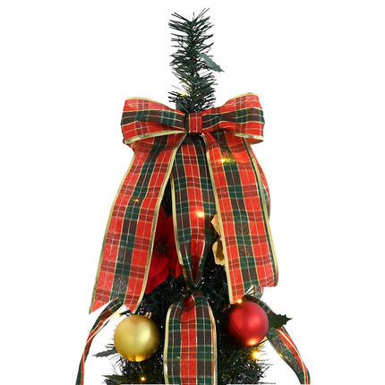 Kunstkerstboom Met 50 Led Met Standaard Groen Pvc