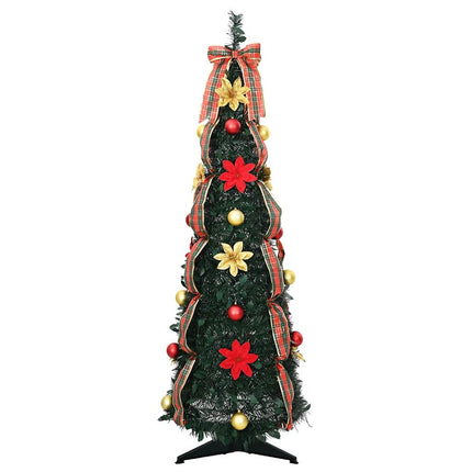 Kunstkerstboom Met 50 Led Met Standaard Groen Pvc