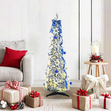 Kunstkerstboom Wit 120 Cm Pvc