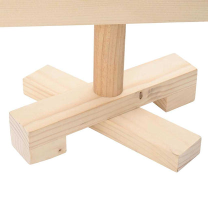 Kerstbomen met standaard Naturel 60 cm Massief grenenhout