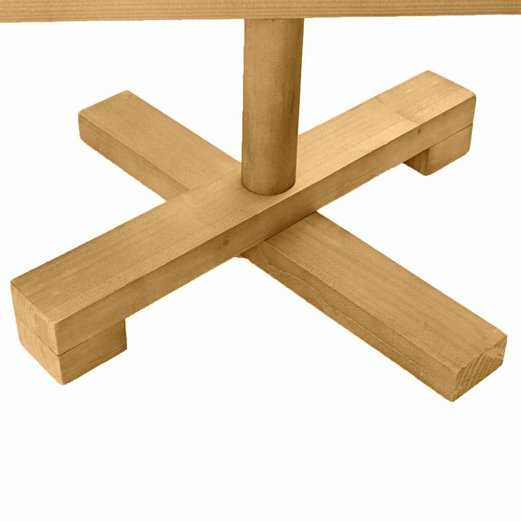 Kerstbomen met standaard Bruin 60 cm Massief grenenhout