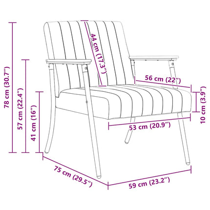 Fauteuil Fluweel