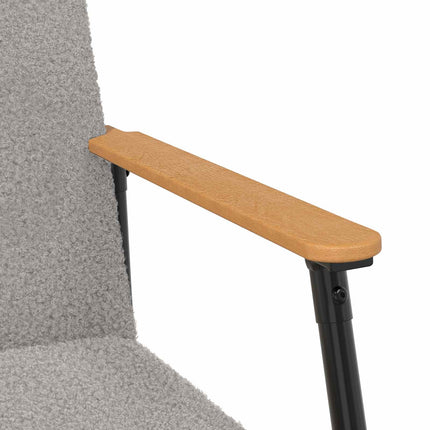 Fauteuil Krullend Wol-Achtig Stof