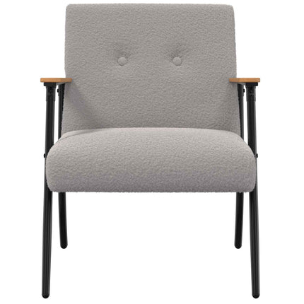 Fauteuil Krullend Wol-Achtig Stof