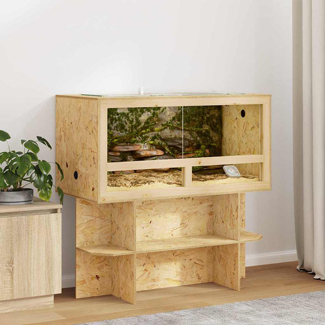 Terrarium Bruin 80 X 50 X 50 Cm Osb