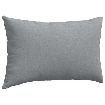 Sofa Kussens 2 Pcs 50 X 30 Cm Stof Lichtgrijs