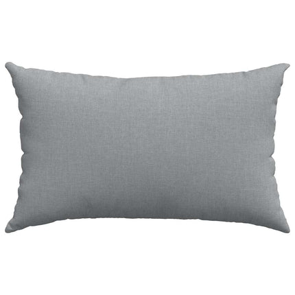 Sofa Kussens 2 Pcs 50 X 30 Cm Stof Lichtgrijs