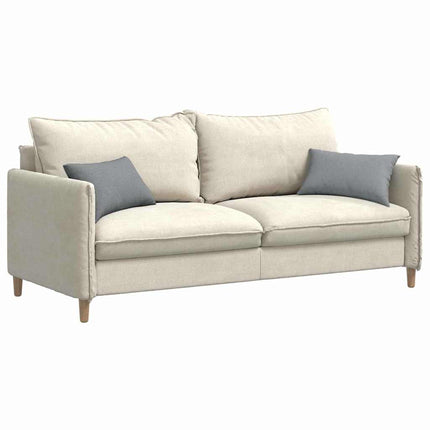 Sofa Kussens 2 Pcs 50 X 30 Cm Stof Lichtgrijs