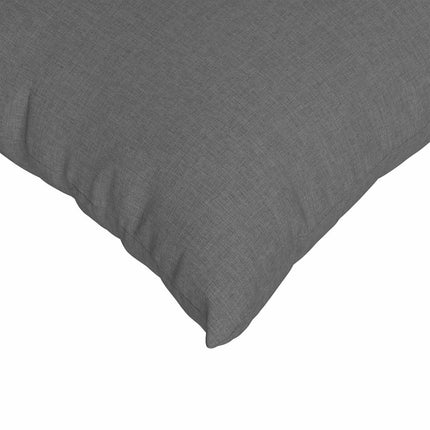 Sofa Kussens 2 Pcs 50 X 30 Cm Stof Donkergrijs