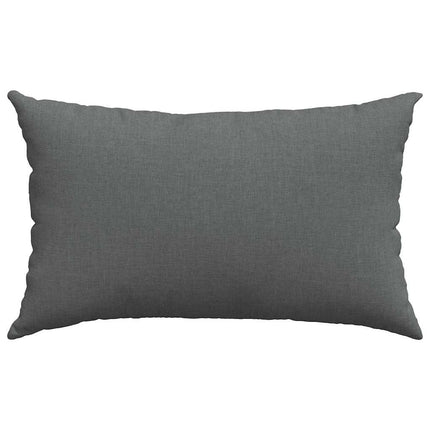 Sofa Kussens 2 Pcs 50 X 30 Cm Stof Donkergrijs
