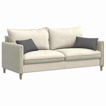 Sofa Kussens 2 Pcs 50 X 30 Cm Stof Donkergrijs