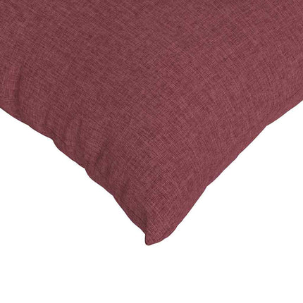Sofa Kussens 2 Pcs 50 X 30 Cm Stof Wijnrood