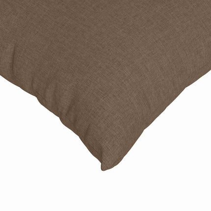 Sofa Kussens 2 Pcs 50 X 30 Cm Stof Bruin