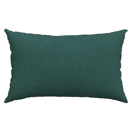 Sofa Kussens 2 Pcs 50 X 30 Cm Stof Donkergroen