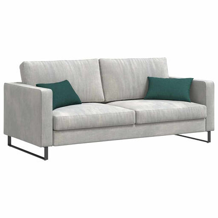 Sofa Kussens 2 Pcs 50 X 30 Cm Stof Donkergroen