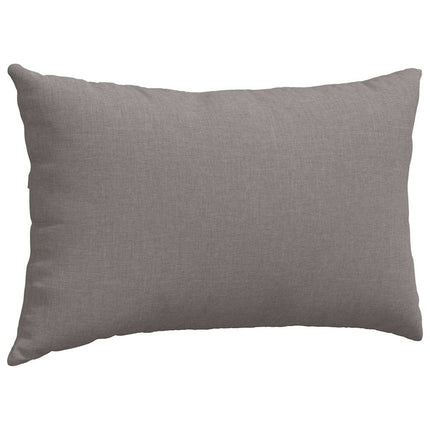 Sofa Kussens 2 Pcs 50 X 30 Cm Stof Taupe
