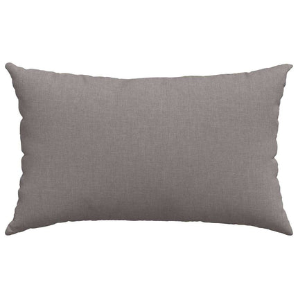 Sofa Kussens 2 Pcs 50 X 30 Cm Stof Taupe
