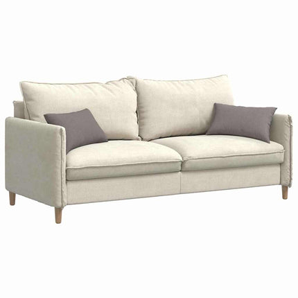 Sofa Kussens 2 Pcs 50 X 30 Cm Stof Taupe