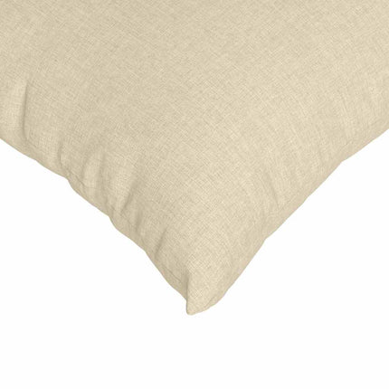 Sofa Kussens 2 Pcs 50 X 30 Cm Stof Crème
