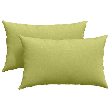 Sofa Kussens 2 Pcs 50 X 30 Cm Stof Lichtgroen