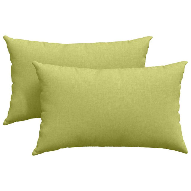 Sofa Kussens 2 Pcs 50 X 30 Cm Stof Lichtgroen