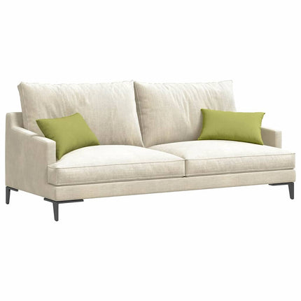 Sofa Kussens 2 Pcs 50 X 30 Cm Stof Lichtgroen