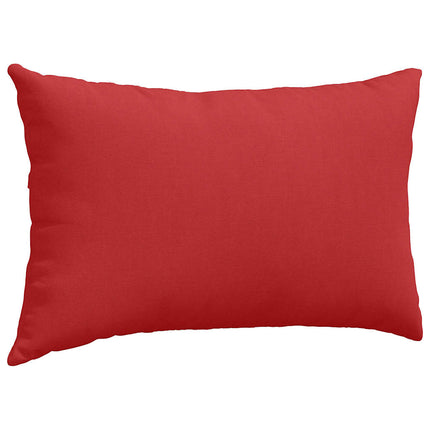 Sofa Kussens 2 Pcs 50 X 30 Cm Stof Rood