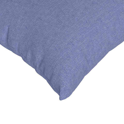 Sofa Kussens 2 Pcs 50 X 30 Cm Stof Jeans Blauw
