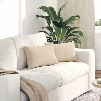 Sofa Kussens 2 Stuks 50 X 30 Cm Stof