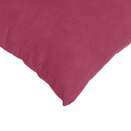 Sofa Kussens 2 Stuks 60 X 40 Cm Cordstof Wijnrood