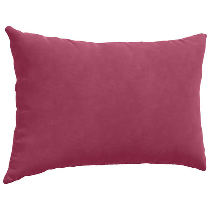 Sofa Kussens 2 Stuks 60 X 40 Cm Cordstof Wijnrood
