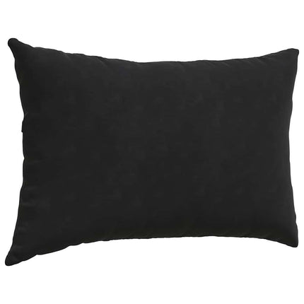 Sofa Kussens 2 Stuks 60 X 40 Cm Cordstof Zwart