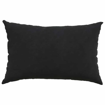 Sofa Kussens 2 Stuks 60 X 40 Cm Cordstof Zwart