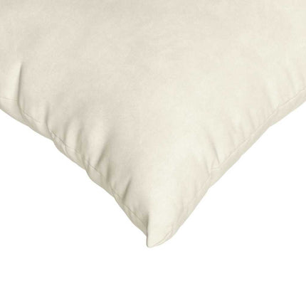 Sofa Kussens 2 Stuks 60 X 40 Cm Cordstof Crème