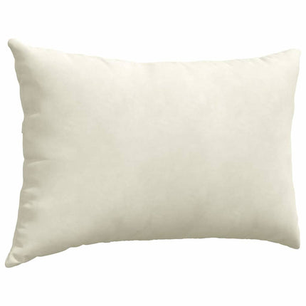 Sofa Kussens 2 Stuks 60 X 40 Cm Cordstof Crème