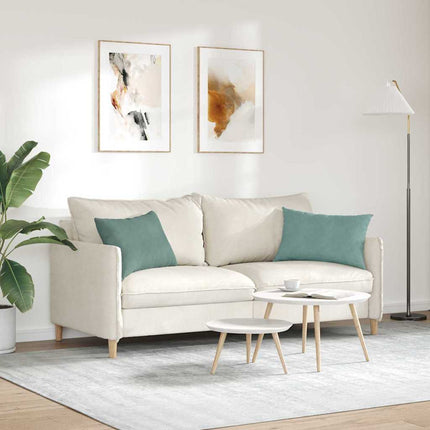 Sofa Kussens 2 Stuks 60 X 40 Cm Cordstof Zeegroen