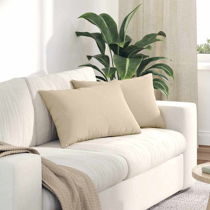 Sofa Kussens 2 Stuks 50 X 30 Cm Stof