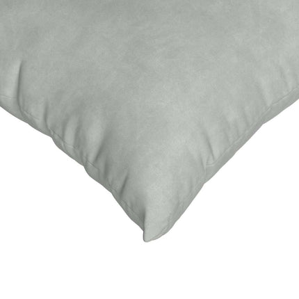 Sofa Kussens 2 Stuks 80 X 40 Cm Cordstof Lichtgrijs