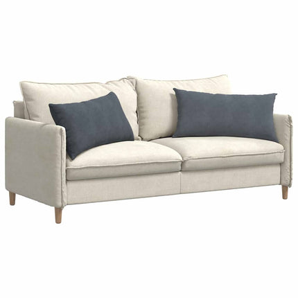 Sofa Kussens 2 Stuks 80 X 40 Cm Cordstof Donkergrijs