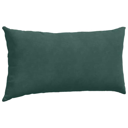 Sofa Kussens 2 Stuks 80 X 40 Cm Cordstof Donkergroen