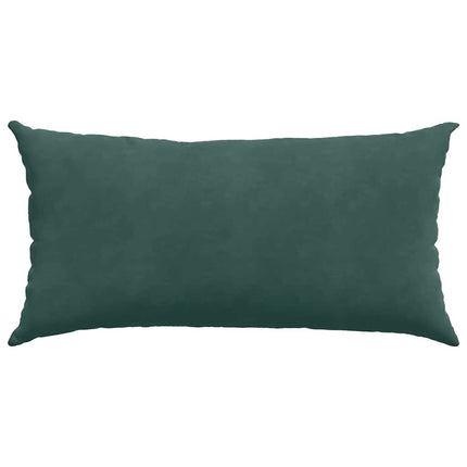 Sofa Kussens 2 Stuks 80 X 40 Cm Cordstof Donkergroen