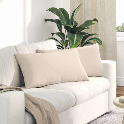 Sofa Kussens 2 Stuks 50 X 30 Cm Stof